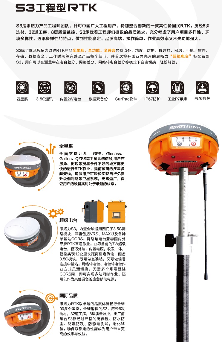 GPS RTK 测量仪
